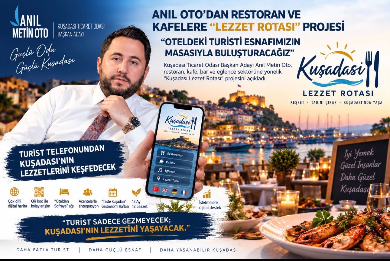 ANIL OTO’DAN RESTORAN VE KAFELERE “LEZZET ROTASI” PROJESİ